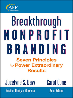 cover image of Breakthrough Nonprofit Branding